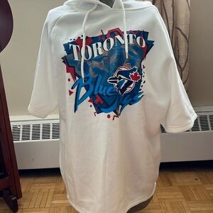 Toronto Blue jays short sleeve Hoodie ( Adult-XL) Unisex